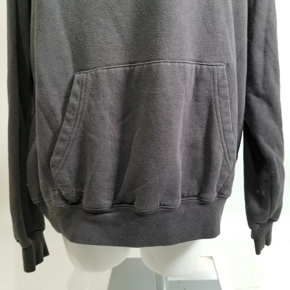 University of Iowa Grey Hoodie Sweatshirt Pull Over XL Embroidered Hawkeye Herky - Picture 3 of 10